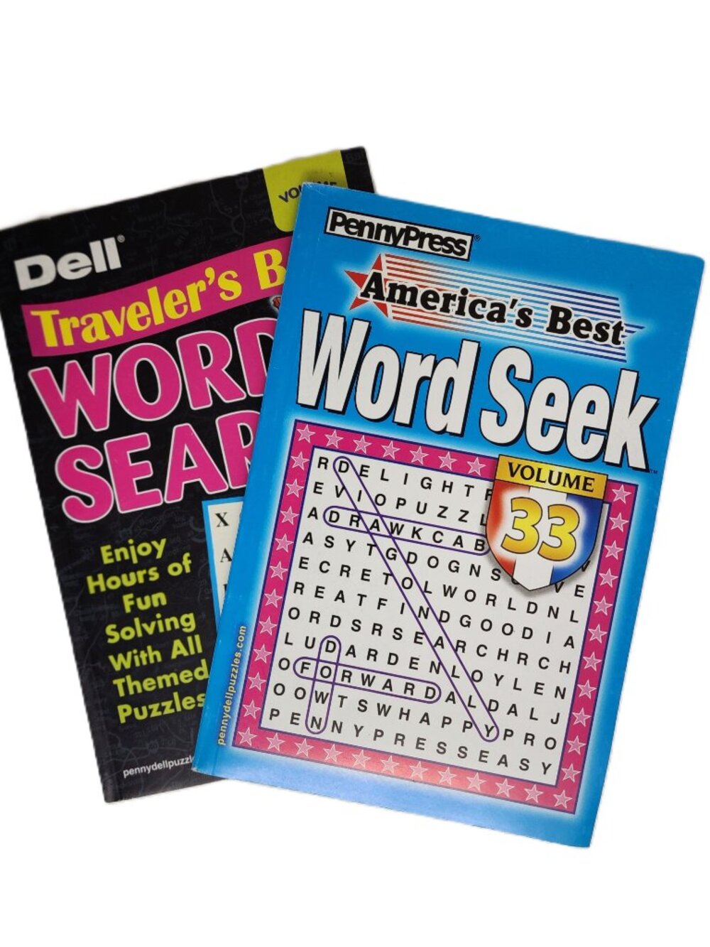 Word Search Puzzles 2 Book Bundle Paperback NEW EXCELLENT